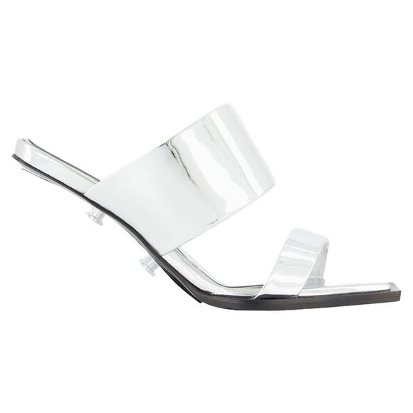 Alexander McQueen Shoes - Sandals - Alexander Mcqueen - Silver - Leather